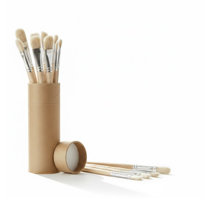 Zestaw pędzli MIX szczecina w kartonowej tubie 12 szt. - SFB0215