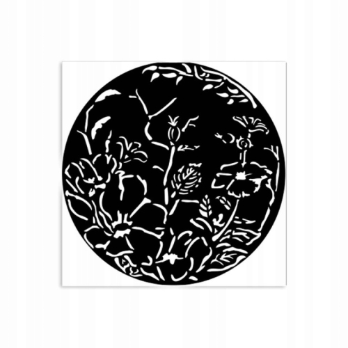 Szablon dekoracyjny Stamperia KSTDS25 12x12 - koło, roślinność, kwiaty.jpg