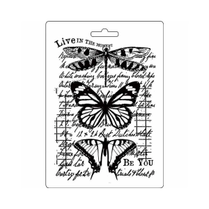 Foremka do odlewów i tekstur mixmediowych A5 - K3PTA514 (motyle, ważka)