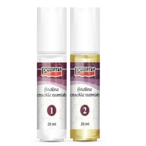 Werniks dwuskładnikowy do spękań 2x20 ml PENTART – Fineline