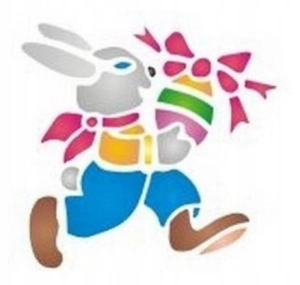 Szablon malarski świąteczny ST-EA10 (12x15 cm) WIELKANOC