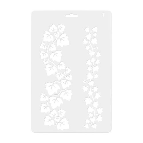 Szablon dekoracyjny FANDY Koh-i-noor (17x26 cm) - (01) liście, bluszcz .jpg