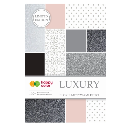 Blok kreatywny 19x28cm Happy Color 10ark. - Luxury Silver 1 .jpg