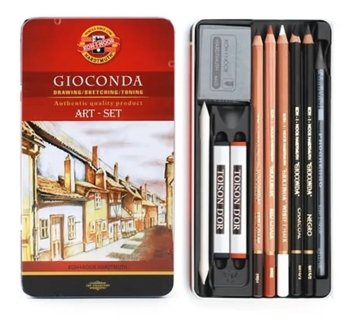 Zestaw rysunkowy Koh-I-Noor Gioconda Art Set 8890 - 10 elementów (mały) 1.png