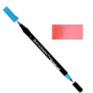 MARKER PĘDZELKOWY ART&GRAPHIC TWIN 025 L.CARMINE