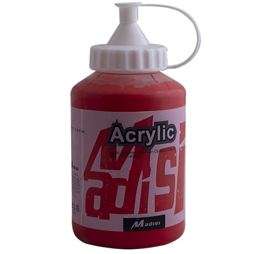 Farba akrylowa 500 ml Madisi - 302 Scarlet