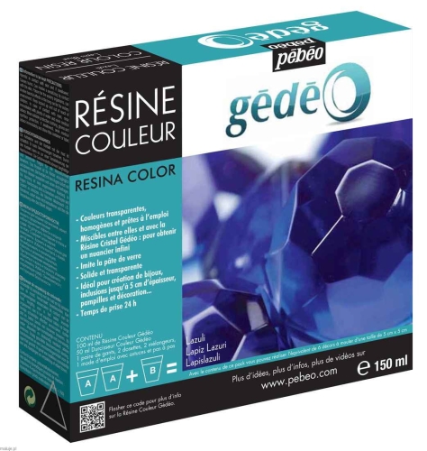 ŻYWICA GEDEO KRYSTALICZNA - lazuli  RESIN 150ml
