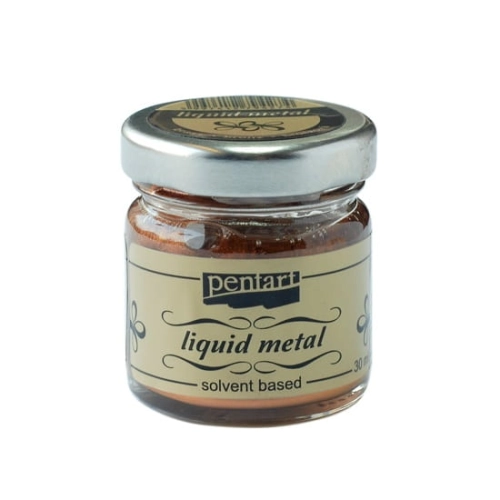 DECOUPAGE -PŁYNNY METAL MIEDŹ 30ml  PENTART2570