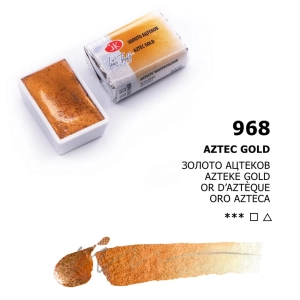 Akwarela "Białe Noce" - 968 Aztec Gold (metaliczna)