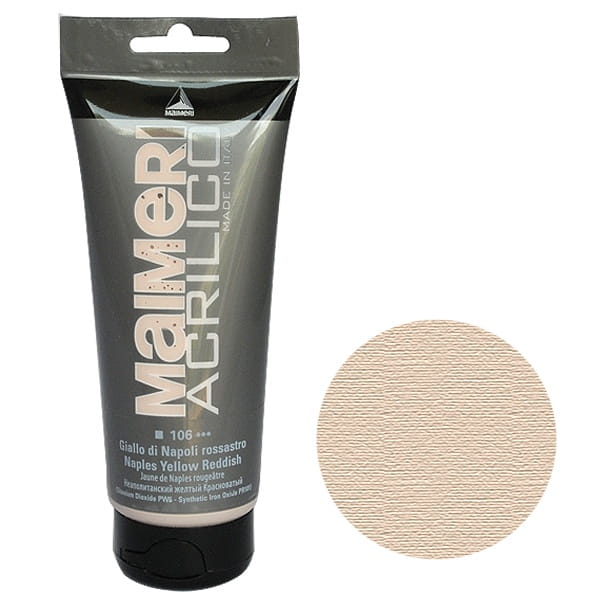 Maimeri Acrilico – Tubo 200 Ml, Colore Ultramarine Violet, Vernice Acrilica Fine Per Artisti